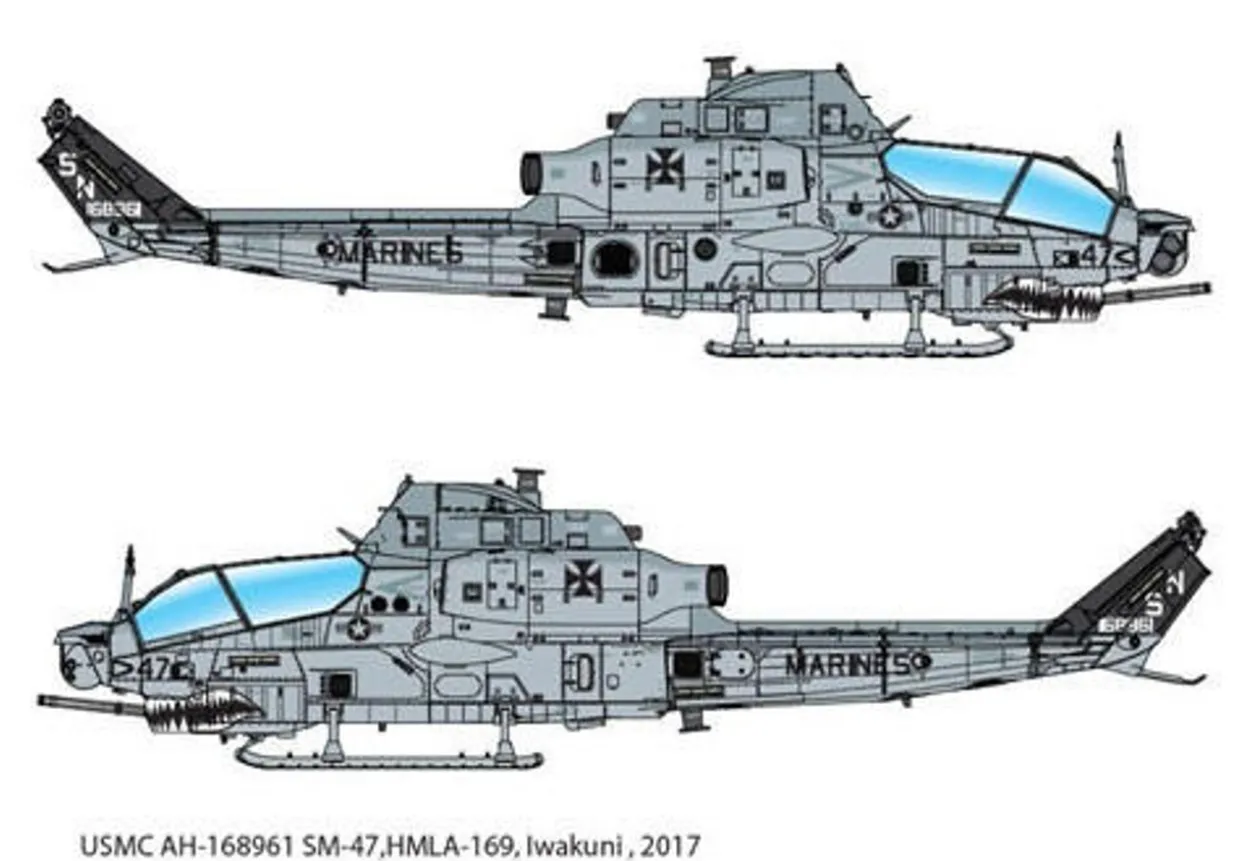 Academy 1/35 Bell AH-1Z USMC Shark Mouth