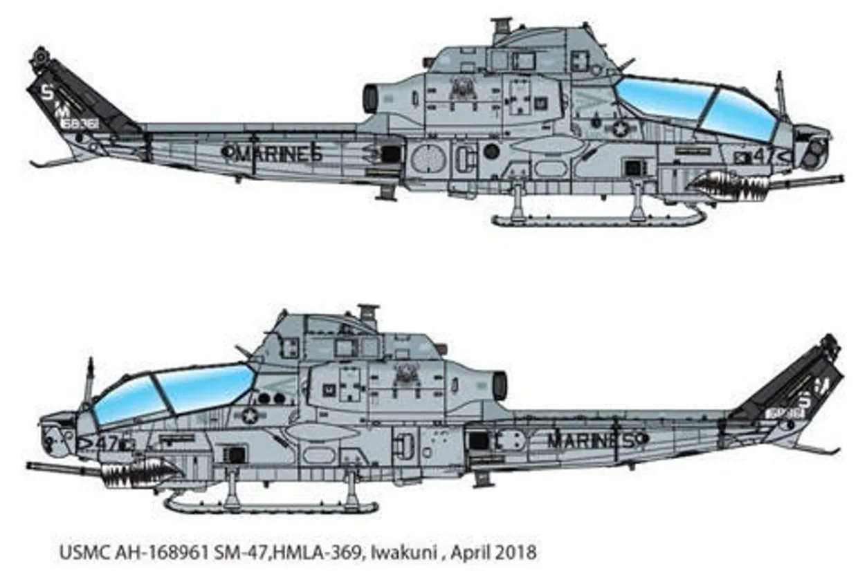 Academy 1/35 Bell AH-1Z USMC Shark Mouth