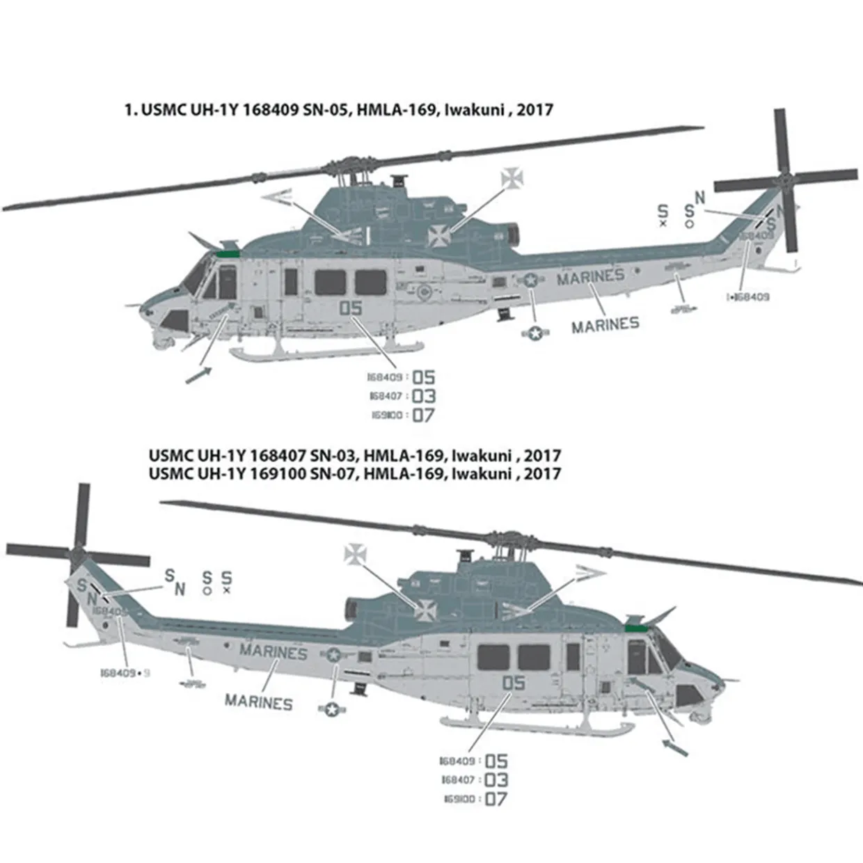 Academy 1/35 Bell UH-1Y Venom USMC