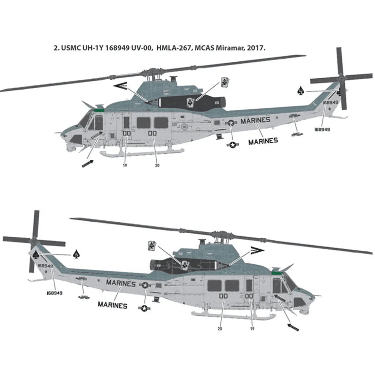 Academy 1/35 Bell UH-1Y Venom USMC