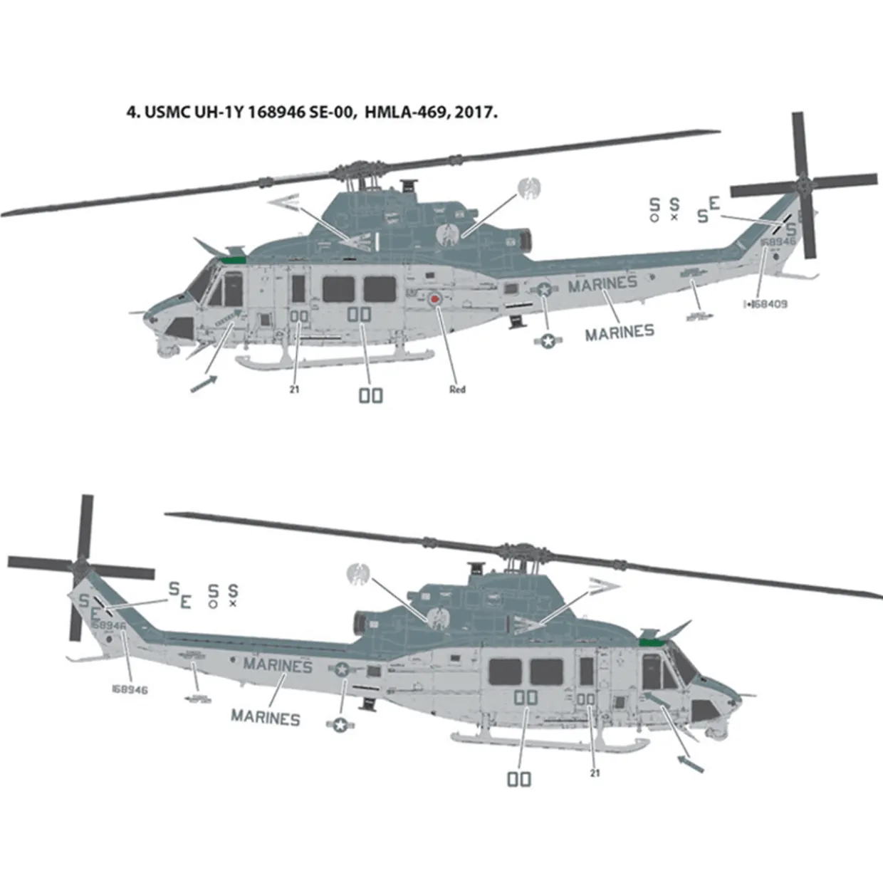 Academy 1/35 Bell UH-1Y Venom USMC