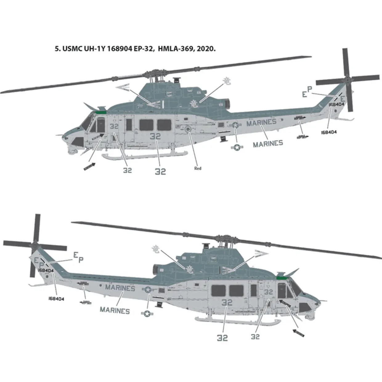 Academy 1/35 Bell UH-1Y Venom USMC
