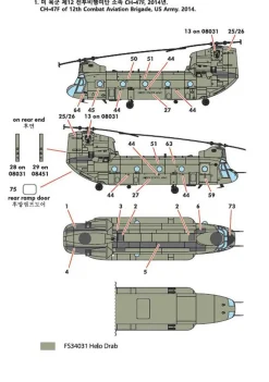 Academy 1/144 Boeing CH-47D/F/J/HC Mk 1 Chinook 4 Nations