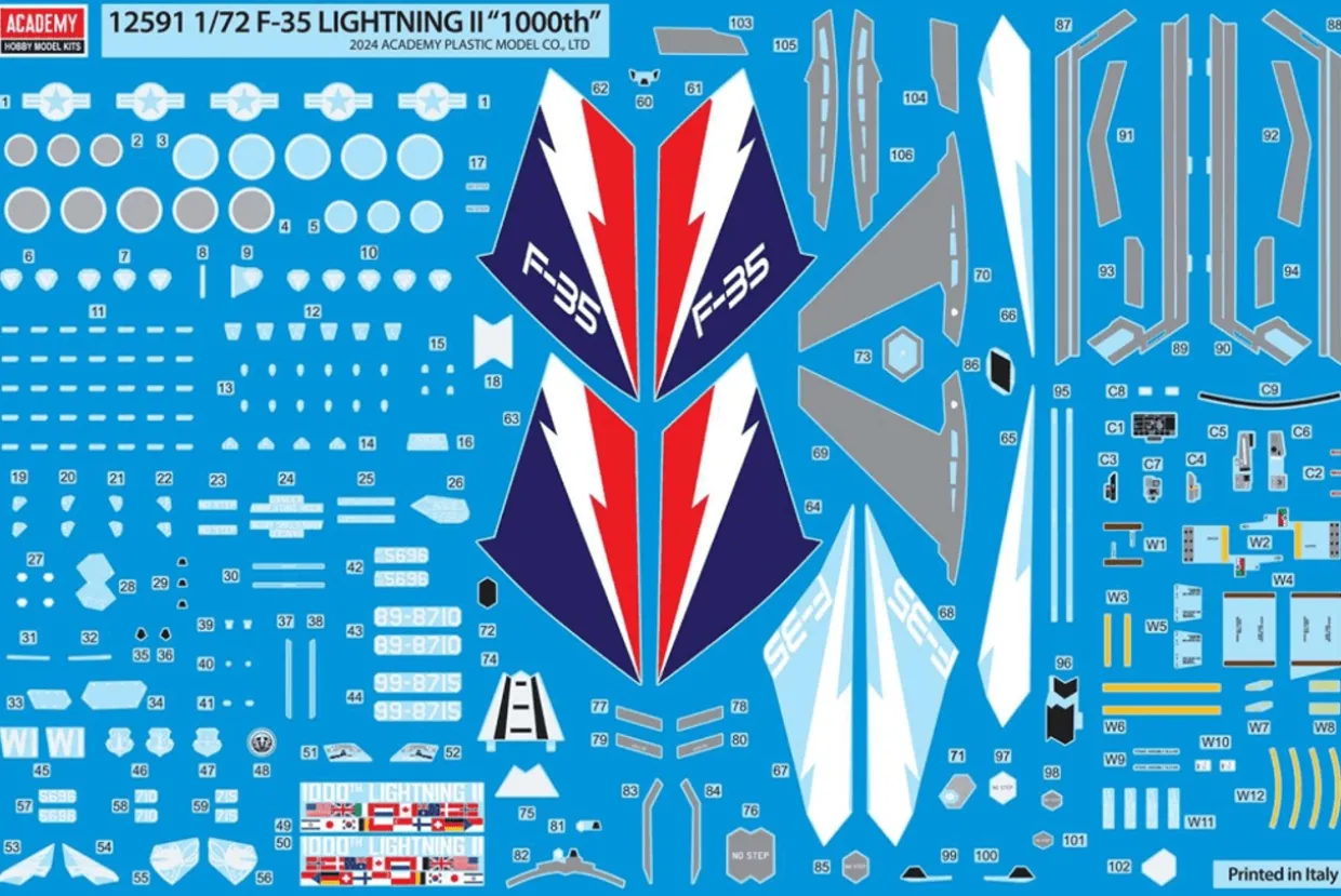 Academy 1/72 Lockheed Martin F-35A 1000th Lightning II US Air Force