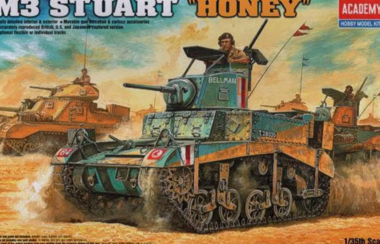 Academy 1/35 M3 Stuart Honey