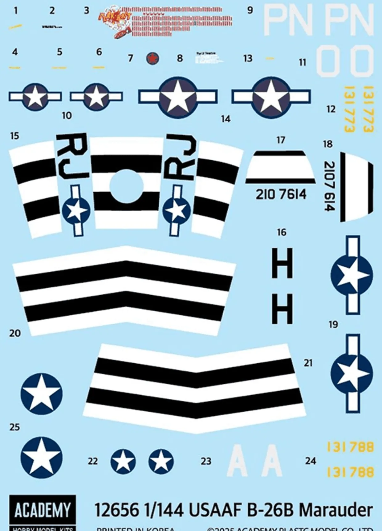 Academy 1/144 Martin B-26B Marauder USAF