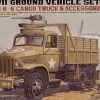 Academy 1/72 WWII Ground Vehicle Set 2 - US 2.5 ton 6x6 Cargo Truck & Accessories