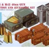 AFV Club 1/35 Bofors & M42 40mm Rounds Set