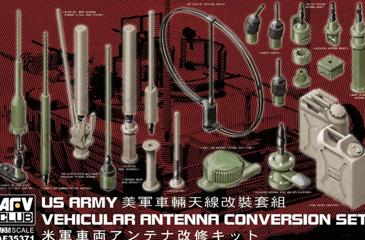 AFV Club 1/35 US Vehicular Antenna Conversion Set
