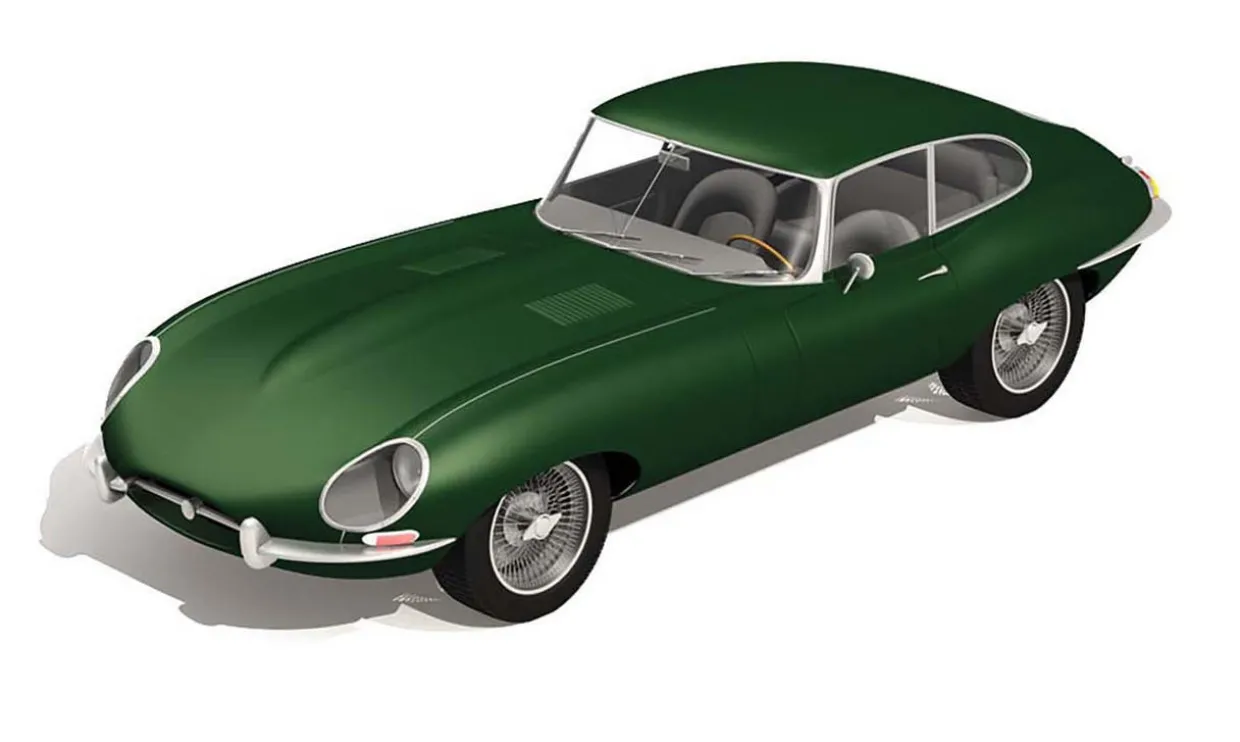 Airfix 1/43 Jaguar E-Type Starter Set