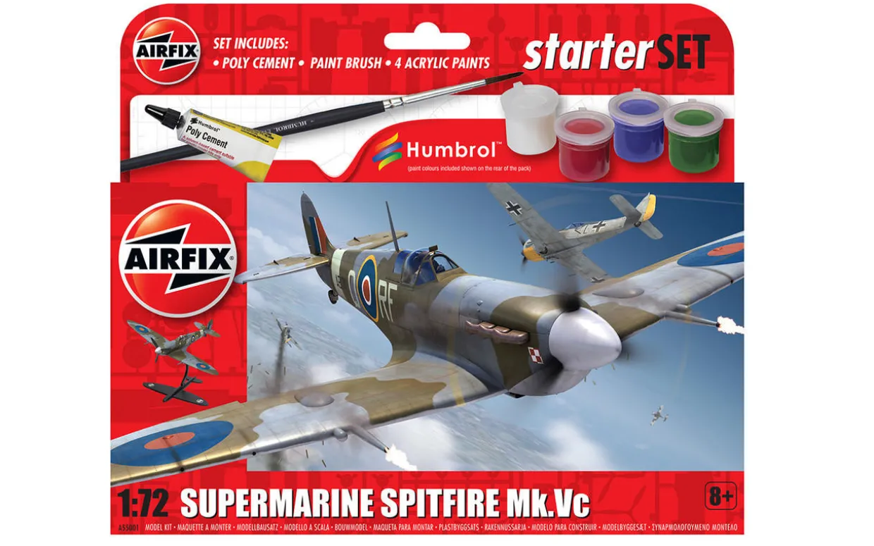 Airfix 1/72 Supermarine Spitfire Mk.Vc Gift Set