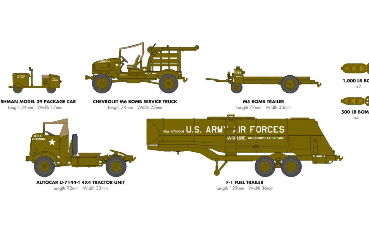 Airfix 1/72 USAAF Bomber Re-supply Set