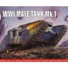 Airfix 1/76 WWI Male Tank