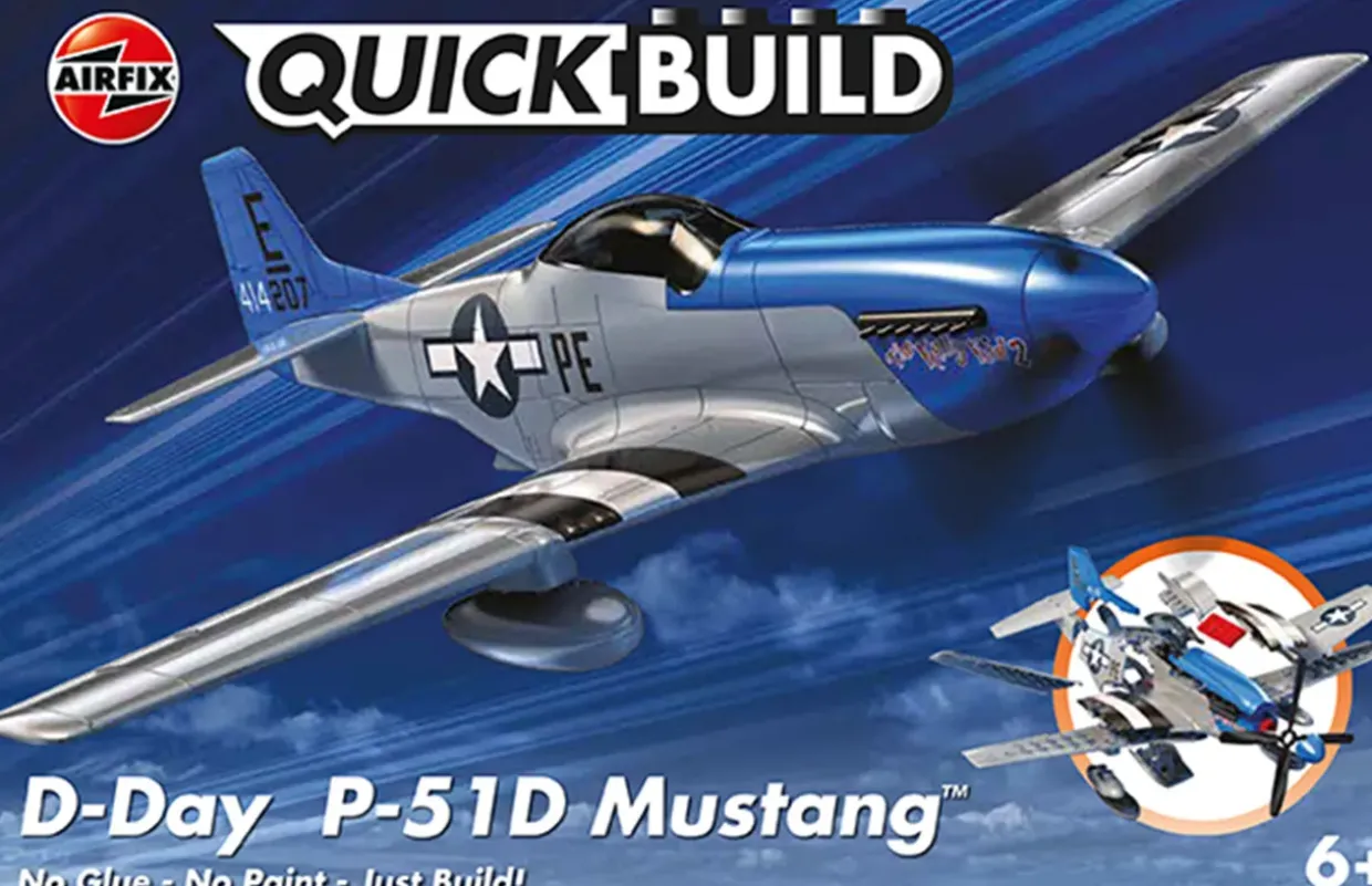 Airfix Quick Build D-Day Mustang P-51D