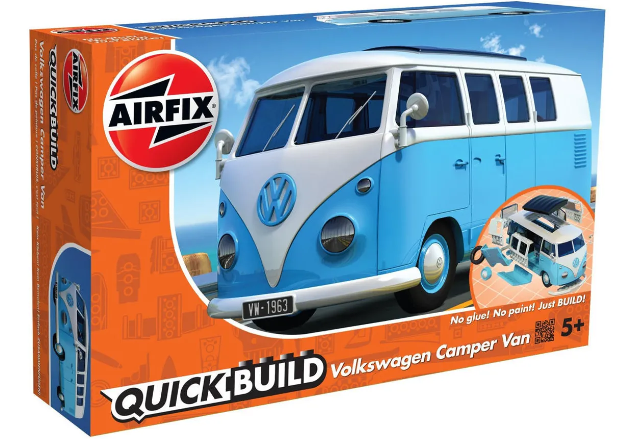 Airfix Quick Build VW Camper Van Blue