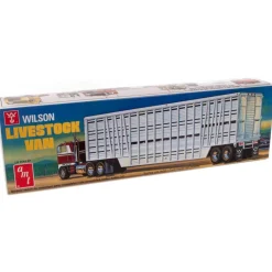 AMT 1/25 Wilson Livestock Van Trailer Model kit