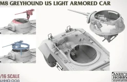Andy's Hobby Headquarters 1/16 M8 Greyhound