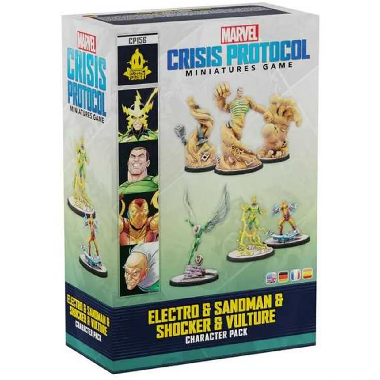 Atomic Mass Games Marvel Crisis Protocol: 156 Electro & Sandman & Shocker & Vulture