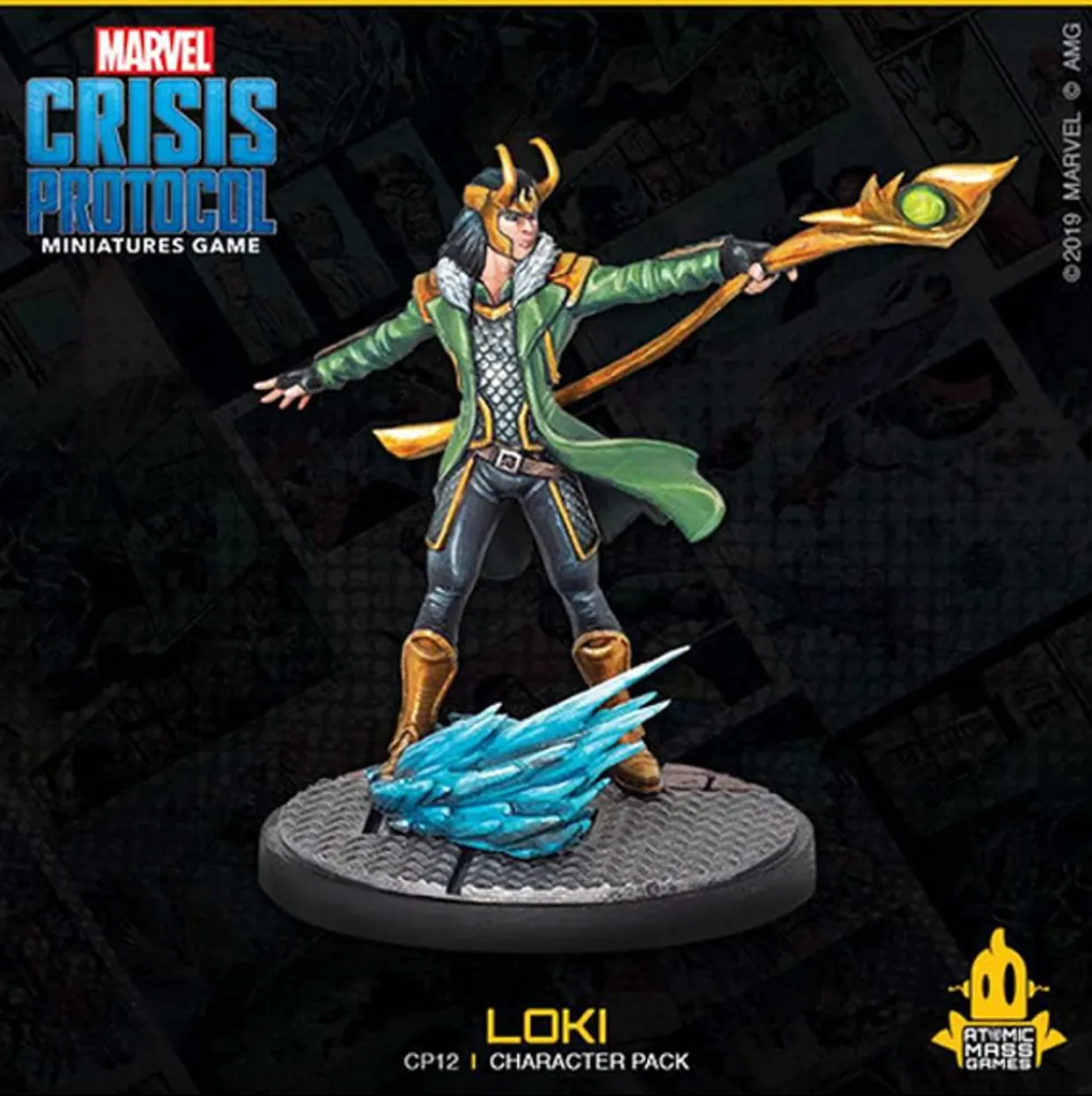 Atomic Mass Games Marvel Crisis Protocol: 012 Loki and Hela