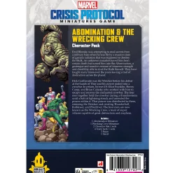 Atomic Mass Games Marvel Crisis Protocol: 162 Abomination & Wrecking Crew