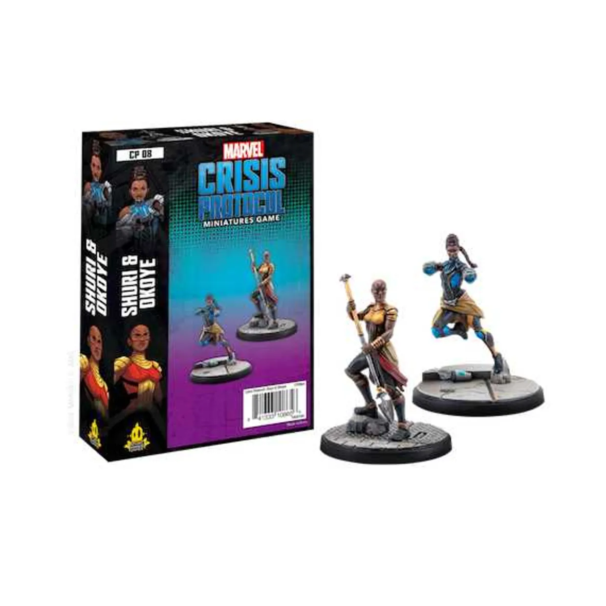 Atomic Mass Games Marvel Crisis Protocol: 008 Shuri and Okoye