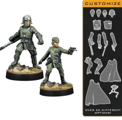 Atomic Mass Games Star Wars Legion - Galactic Empire - Commander Expansion - Customisable Imperial Officer & Agent