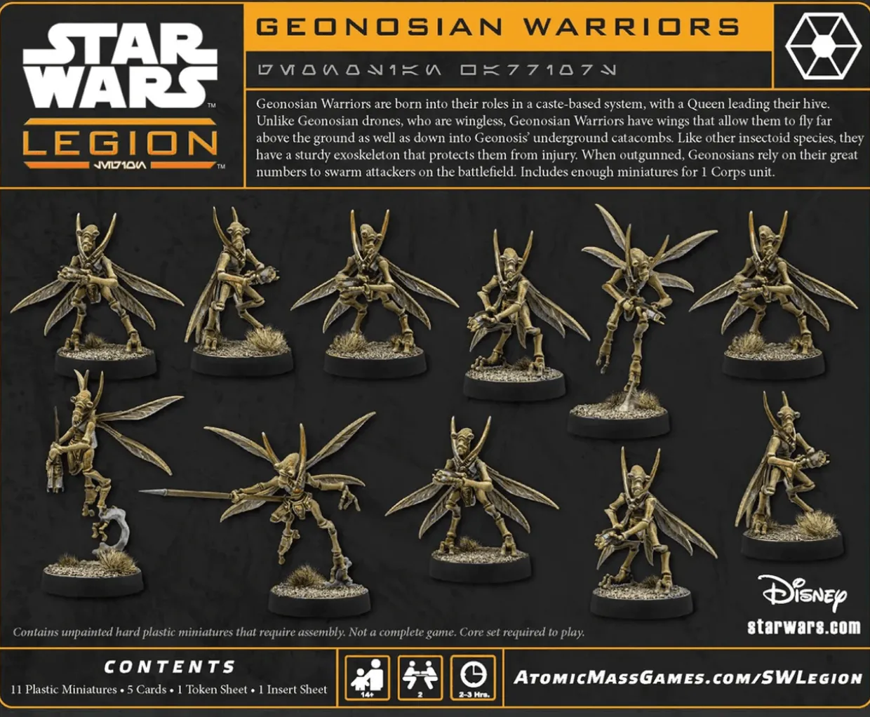 Atomic Mass Games Star Wars Legion - Separatist Alliance - Unit Expansion - Geonosian Warriors 2025