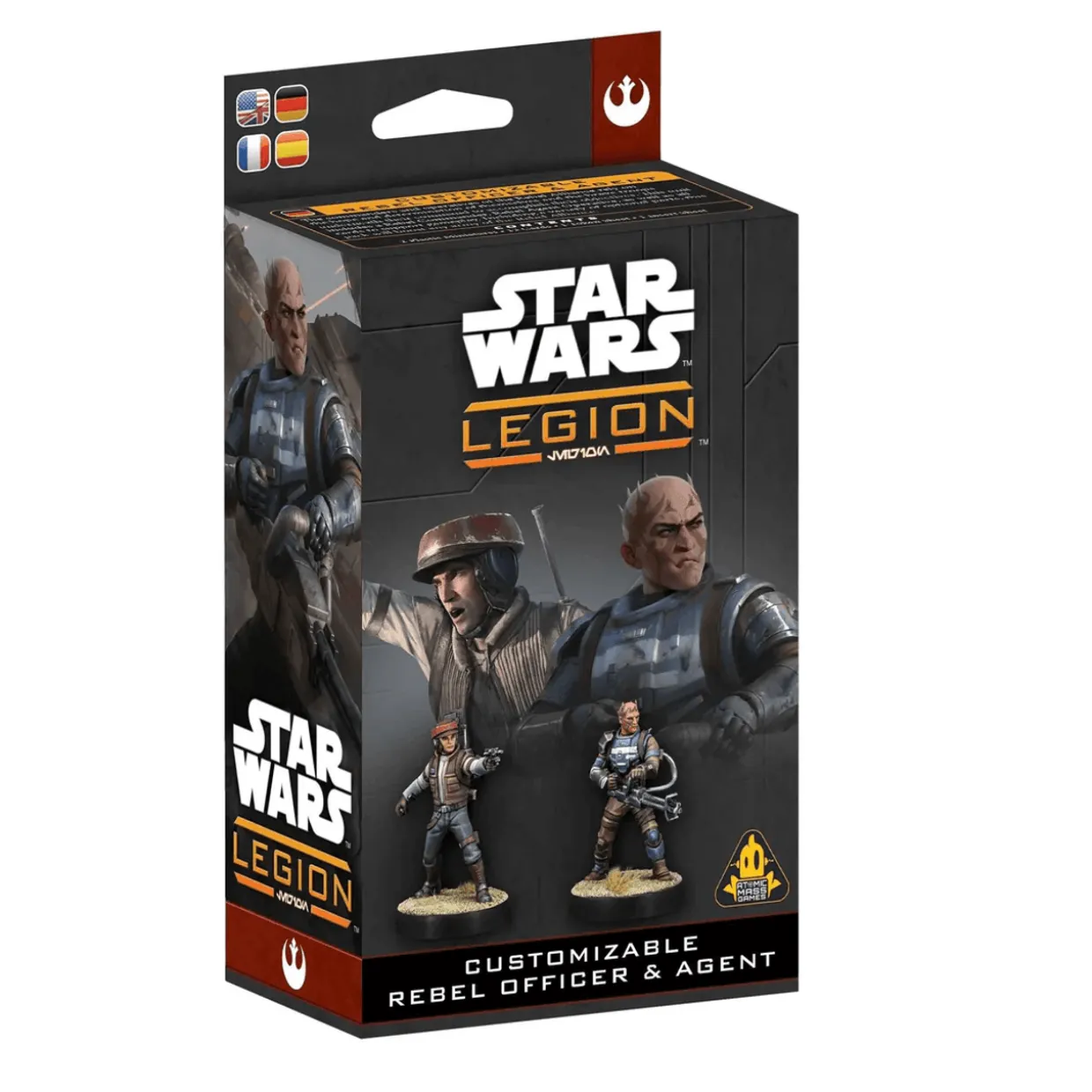 Atomic Mass Games Star Wars Legion - Rebel Alliance - Commander Expansion - Customisable Rebel Officer & Agent
