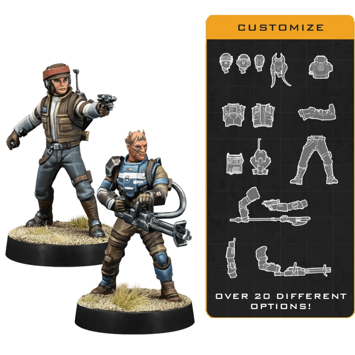 Atomic Mass Games Star Wars Legion - Rebel Alliance - Commander Expansion - Customisable Rebel Officer & Agent