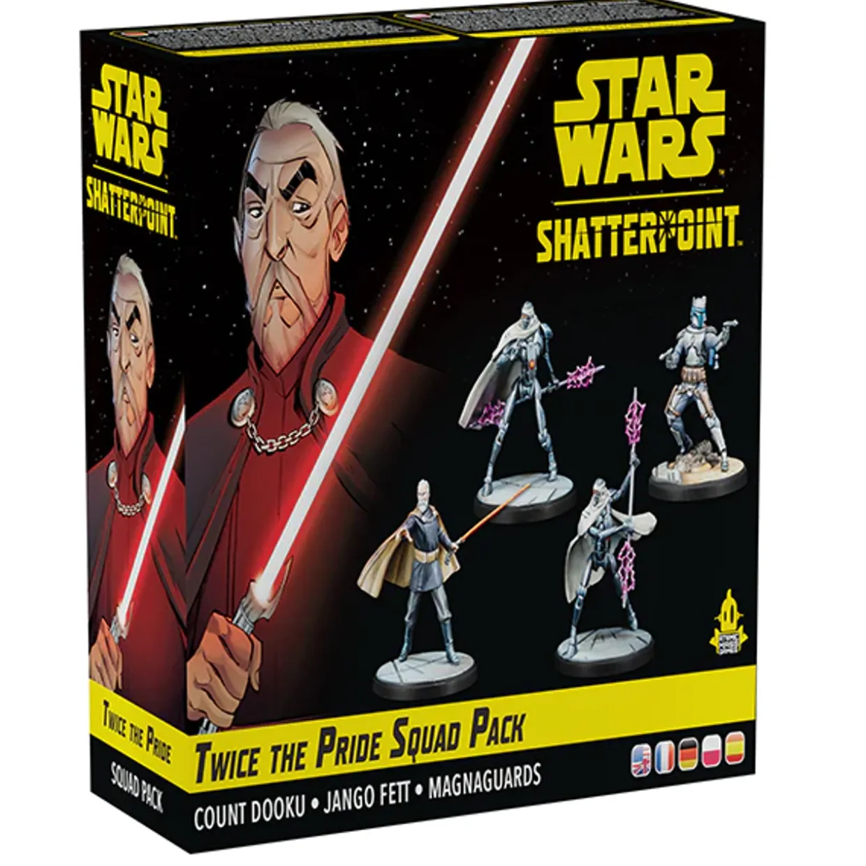Atomic Mass Games Star Wars Shatterpoint Squad Pack - Twice the Pride Count Dooku