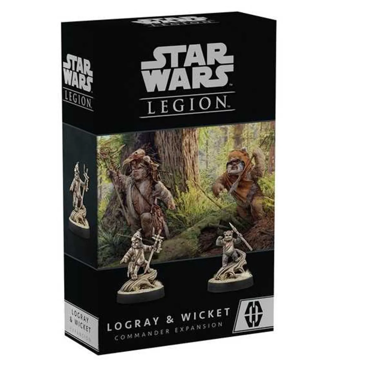 Atomic Mass Games Star Wars Legion - Rebel Alliance - Commander Expansion - Logray & Wicket