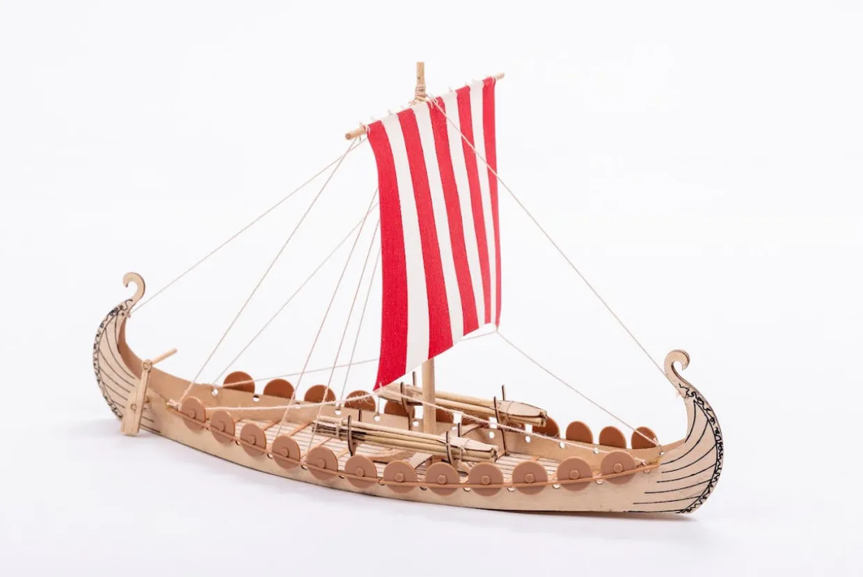 Billings Models 1/50 Mini Oseberg Viking Wooden Ship Kit