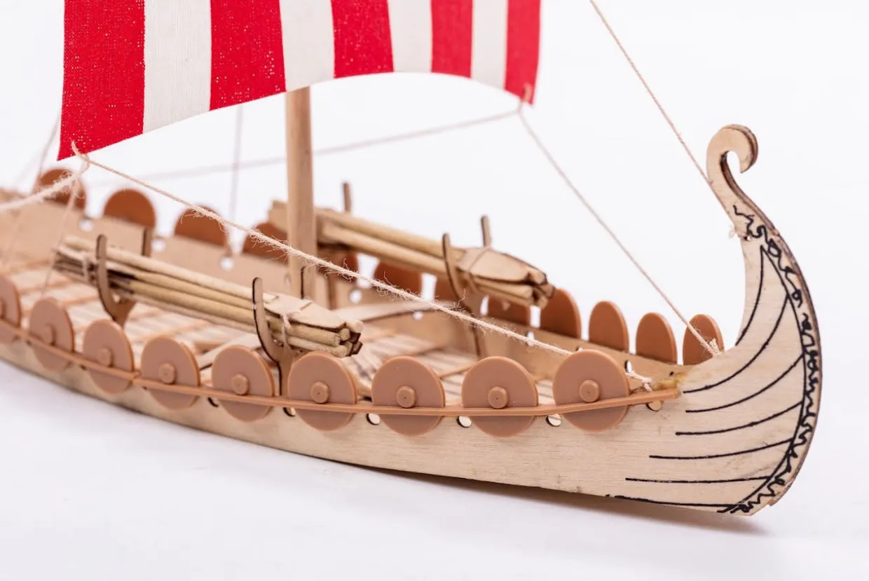 Billings Models 1/50 Mini Oseberg Viking Wooden Ship Kit