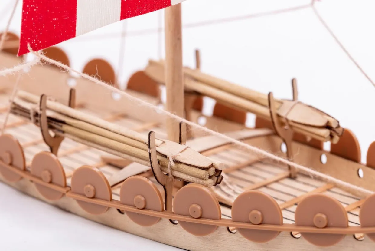 Billings Models 1/50 Mini Oseberg Viking Wooden Ship Kit