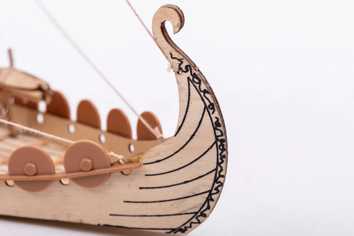 Billings Models 1/50 Mini Oseberg Viking Wooden Ship Kit