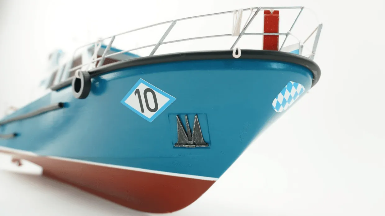 Billings Models 1/20 WSP10 Passau Police Patrol Boat Wooden Ship Kit