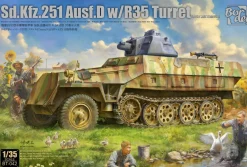 Border Models 1/35 Sd.Kfz.251 Ausf.D Half-Track with R35 Turret