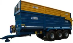 Britains 1/32 Kane Tri-Axle Halfpipe Silage Trailer Diecast Model