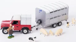 Britains 1/32 Land Rover & Sheep Trailer Set