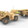 Bronco Kits 1/35 British Army ATV Quad Bike and Trailer Model Kiy