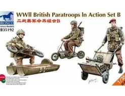 Bronco Kits 1/35 British Paratroops in Action Set B WWII