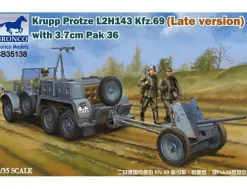 Bronco Kits 1/35 Krupp Protze with 3.7cm Pak 36
