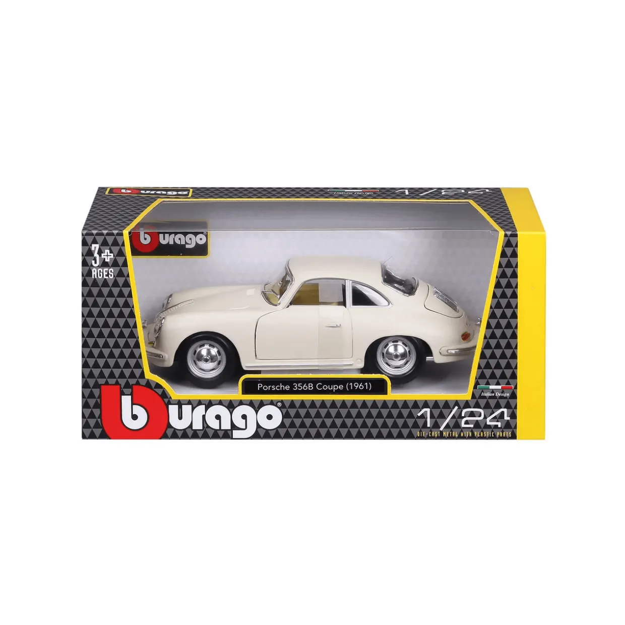 Burago 1/24 1961 Porsche 365B Coupe Diecast Model