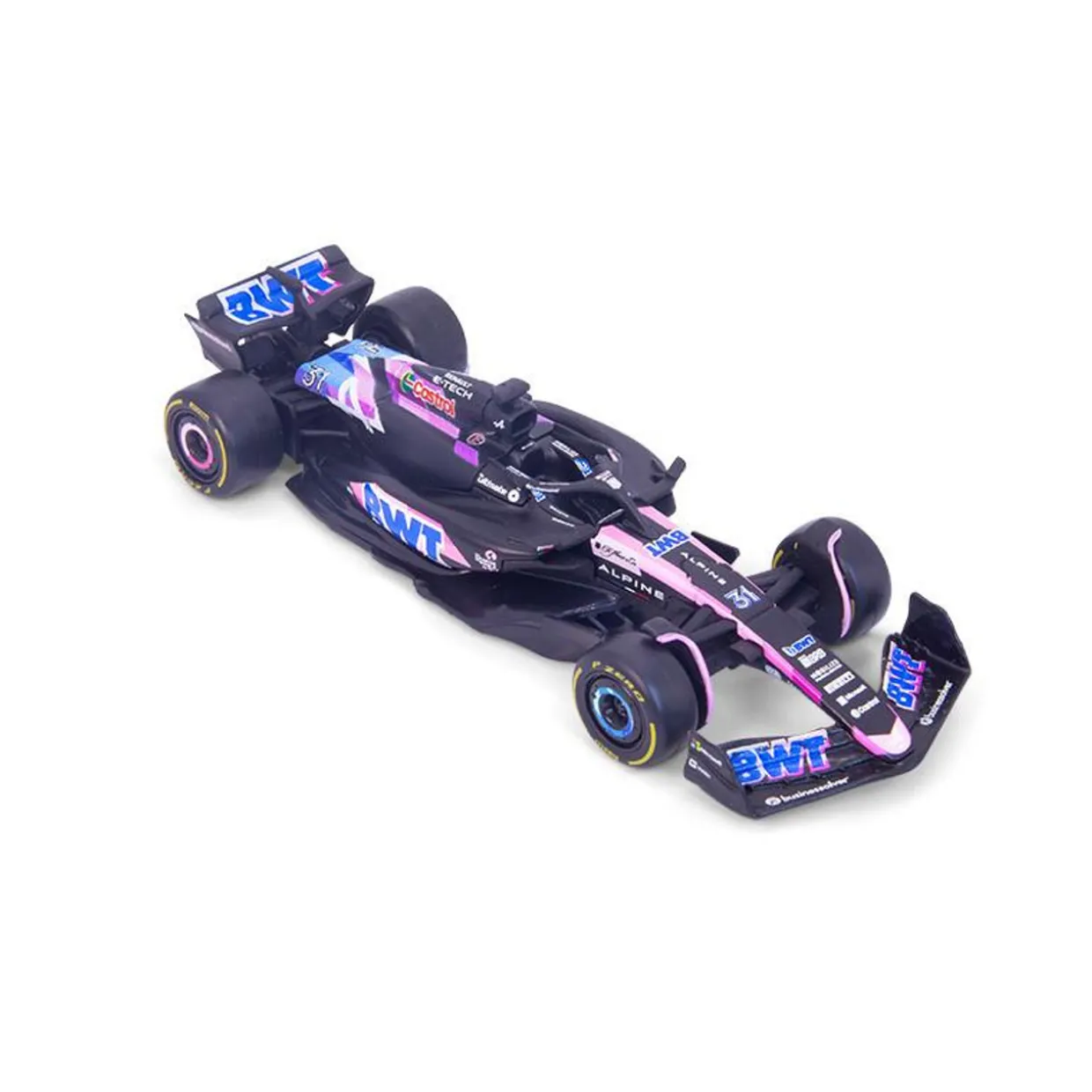 Burago 1/43 BWT Alpine A524 F1 2024 #31 Esteban Ocon