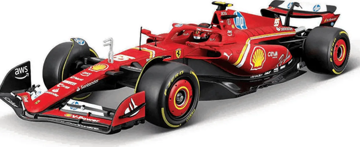 Burago 1/24 F1 Ferrari SF-24 2024 Sainz Diecast Model Kit