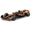 Burago 1/24 F1 McLaren MCL38 2024 With Piastri Helmet Figure Diecast Model