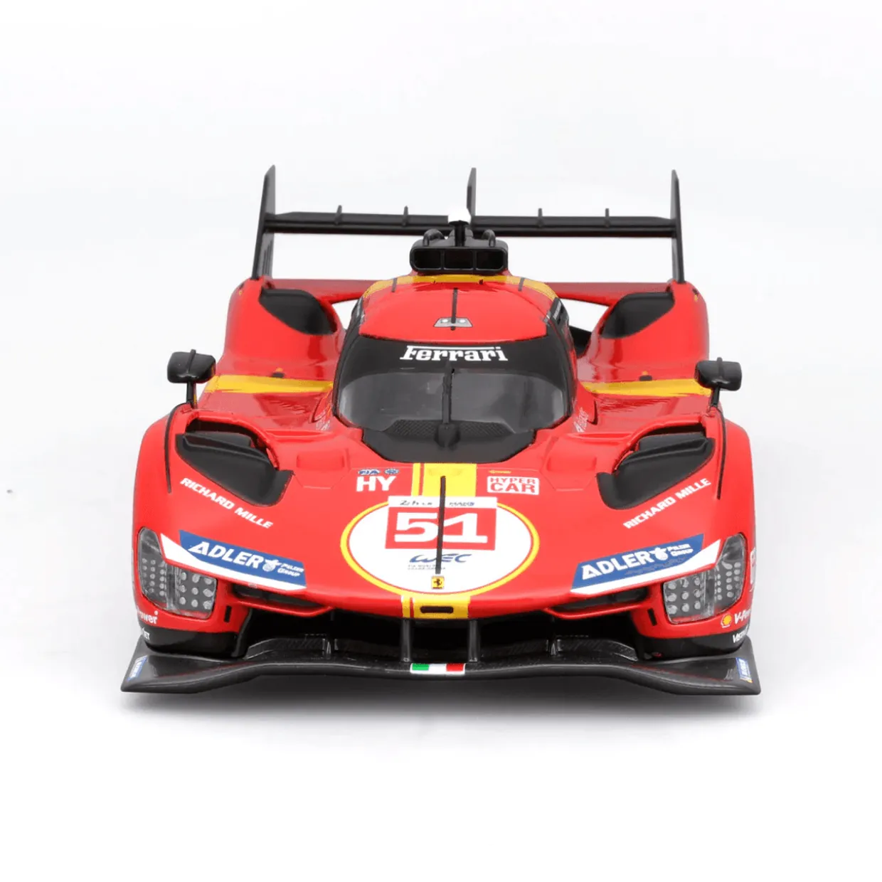 Burago 1/24 Ferrari Racing Kit 499P Le Mans Hypercar (#51) Diecast Model Kit