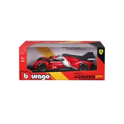 Burago 1/18 Ferrari Racing 499P Modificanta Diecast Model Car