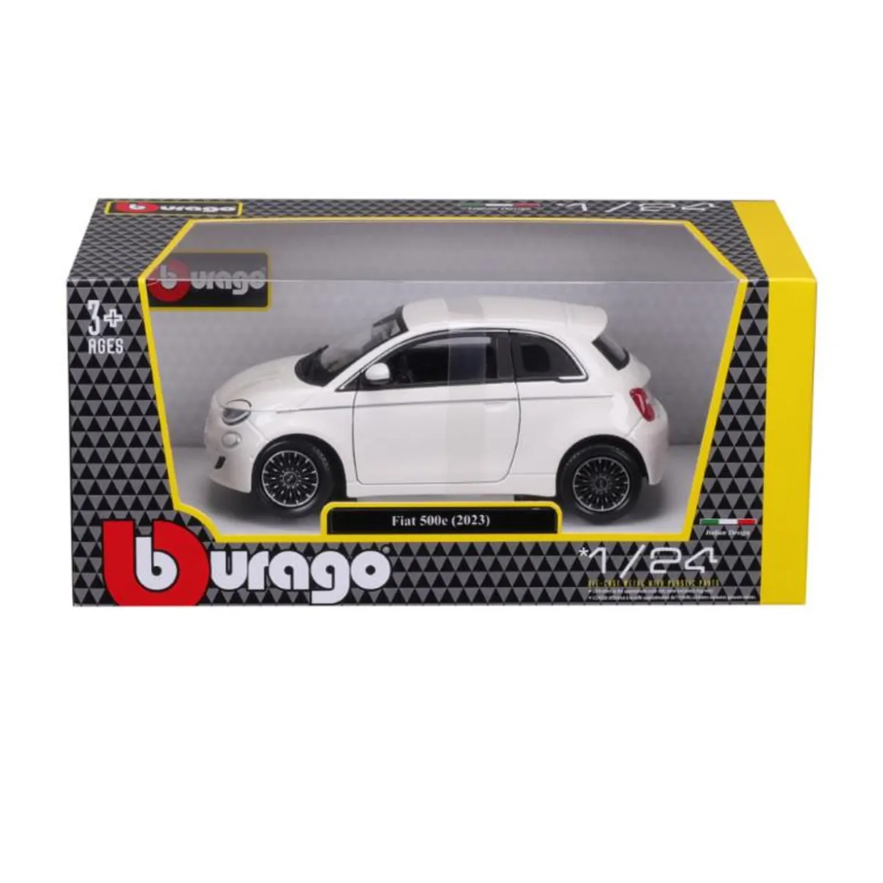 Burago 1/24 Fiat 500E Diecast Model