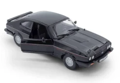 Burago 1/24 Ford Capri 1982 Black Diecast Model